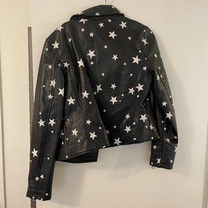 Star Leather Motto Jacket